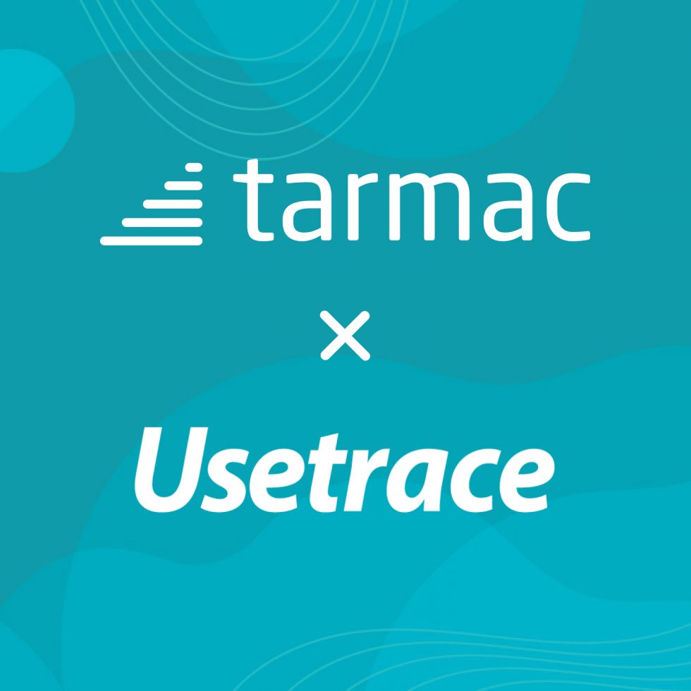 Tarmac and Usetrace company logos